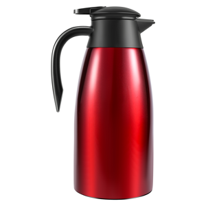 Melitt Red 304 Stainless Steel 2L Thermal Flask Vacuum Insulated Melitt Red 304 Stainless Steel 2L Thermal Flask Vacuum Insulated