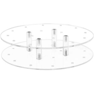 Unbranded For Acrylic Cake Display Stand 16 Hole For Weddings Baby Showers Unbranded For Acrylic Cake Display Stand 16 Hole For Weddings Baby Showers