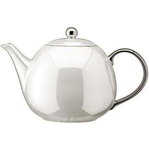LSA International LSA Palazzo Contemporary Pearl Finish Teapot 1.3L LSA International LSA Palazzo Contemporary Pearl Finish Teapot 1.3L