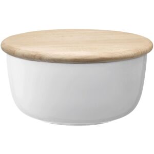 LSA International LSA Dine White Porcelain Bowl with Lid 26cm LSA International LSA Dine White Porcelain Bowl with Lid 26cm
