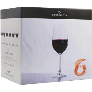 Dartington Crystal Six! Red Wine Glasses, Set of 6 Elegant and Functional Glas Dartington Crystal Six! Red Wine Glasses, Set of 6 Elegant and Functional Glas