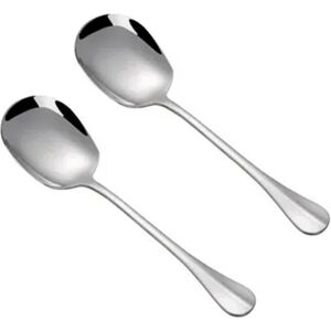 Unbranded 2x Large Stainless Steel Serving Spoon Exquisite Craft And Easy To Unbranded 2x Large Stainless Steel Serving Spoon Exquisite Craft And Easy To