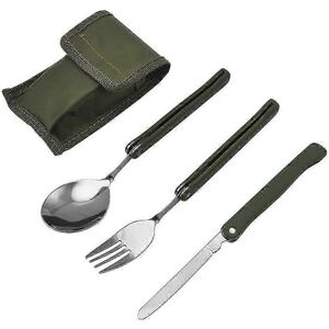 Unbranded Set of 3 reusable forks and spoons for camping and picnic Unbranded Set of 3 reusable forks and spoons for camping and picnic