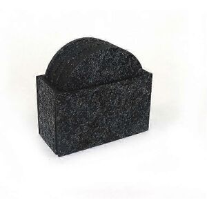 Unbranded Set of 12 Absorbent Felt Coasters with Drink Holder for Coffee Table and Wooden Unbranded Set of 12 Absorbent Felt Coasters with Drink Holder for Coffee Table and Wooden