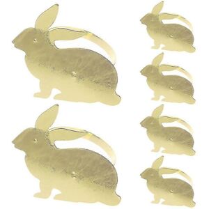 Unbranded Set of 6 Easter Napkin Rings, Bunny Napkin Rings, Buckles for Dining Table Napki Unbranded Set of 6 Easter Napkin Rings, Bunny Napkin Rings, Buckles for Dining Table Napki