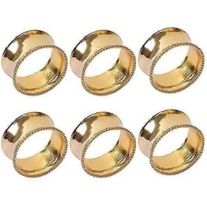 Unbranded Set of 6 napkin rings for dining table, bridal, shiny, decorative Unbranded Set of 6 napkin rings for dining table, bridal, shiny, decorative