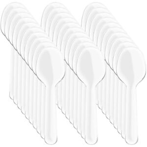 Unbranded 200pcs Disposable Plastic Spoon Plastic Cutlery Utensils Clear Coffee Spoon Disp Unbranded 200pcs Disposable Plastic Spoon Plastic Cutlery Utensils Clear Coffee Spoon Disp