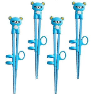 Unbranded Set of 4 children's chopsticks, learning and training aid Unbranded Set of 4 children's chopsticks, learning and training aid