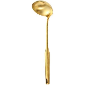 Unbranded (1 Soup Ladle)6-Piece Stainless Steel Kitchen Utensil Set, Gold Soup Ladle, Mode Unbranded (1 Soup Ladle)6-Piece Stainless Steel Kitchen Utensil Set, Gold Soup Ladle, Mode