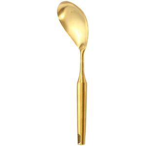Unbranded (1 Spoon) 6 Piece Stainless Steel Kitchen Utensil Set, Gold Soup Ladle, Modern R Unbranded (1 Spoon) 6 Piece Stainless Steel Kitchen Utensil Set, Gold Soup Ladle, Modern R