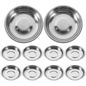 Unbranded 10 Pcs Stainless Steel Sauce Bowls Seasoning Oil Chili Sauce Dishes Dinnerware S Unbranded 10 Pcs Stainless Steel Sauce Bowls Seasoning Oil Chili Sauce Dishes Dinnerware S