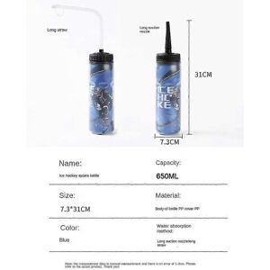 Unbranded 650ml Ice Hockey Water Bottle, Portable Football Bottle, Classic Extended Mouthp Unbranded 650ml Ice Hockey Water Bottle, Portable Football Bottle, Classic Extended Mouthp