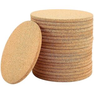 Unbranded 20 Pack Cork Coasters for Drinks, Absorbent Bar Coasters, Heat Resistant, Reusab Unbranded 20 Pack Cork Coasters for Drinks, Absorbent Bar Coasters, Heat Resistant, Reusab