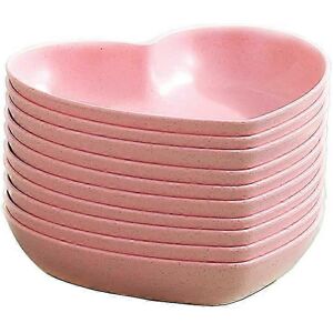 Unbranded Set of 10 Heart Shaped Dinner Plates, 15cm, Saucers, Tray, Fruit Bowls, BPA Free Unbranded Set of 10 Heart Shaped Dinner Plates, 15cm, Saucers, Tray, Fruit Bowls, BPA Free