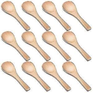 Unbranded 30 small wooden spoons, mini natural wooden spoons, mini tasting spoons, condime Unbranded 30 small wooden spoons, mini natural wooden spoons, mini tasting spoons, condime