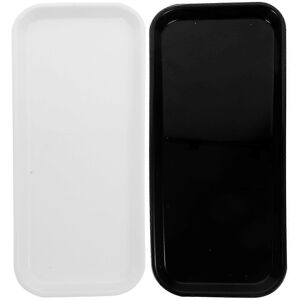 Unbranded Set of 2 rectangular cake trays, cake and dessert stands Unbranded Set of 2 rectangular cake trays, cake and dessert stands