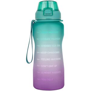 Unbranded Large 2.2 Liter Water Bottle with Time Indicator, 2.2 Liter Half Gallon Leak Pro Unbranded Large 2.2 Liter Water Bottle with Time Indicator, 2.2 Liter Half Gallon Leak Pro