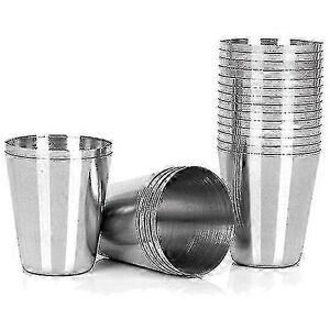 Unbranded 15 Pack 30ml (1oz) Stainless Steel Shot Glasses for Camping Travel Coffee Tea fo Unbranded 15 Pack 30ml (1oz) Stainless Steel Shot Glasses for Camping Travel Coffee Tea fo