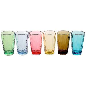Unbranded (420ml) 330/420/470ml Colorful Plastic Cups Reusable Drinking Glasses for Picnic Unbranded (420ml) 330/420/470ml Colorful Plastic Cups Reusable Drinking Glasses for Picnic