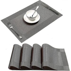 Unbranded Placemat, Cross-woven vinyl placemat, non-slip, insulating, washable, set of 4 ( Unbranded Placemat, Cross-woven vinyl placemat, non-slip, insulating, washable, set of 4 (