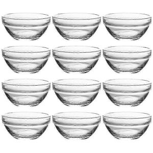 Unbranded Set of 12 Clear Glass Bowls for Pudding, Jelly, Small Glass Bowls for Home Unbranded Set of 12 Clear Glass Bowls for Pudding, Jelly, Small Glass Bowls for Home