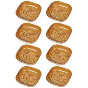 Unbranded Set of 8 practical serving plates for the office, kitchen accessories Unbranded Set of 8 practical serving plates for the office, kitchen accessories