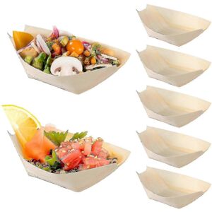 Unbranded 100 Pack Dessert Trays, Cheese Trays, Hot Dog Trays, Sushi Boats, Paper Boats, D Unbranded 100 Pack Dessert Trays, Cheese Trays, Hot Dog Trays, Sushi Boats, Paper Boats, D