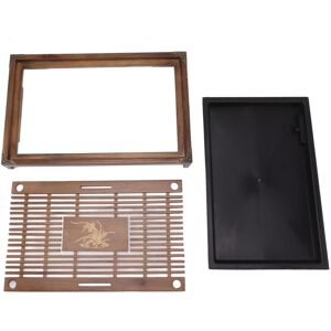 Unbranded Gongfu Tea Tray Water Drainage Home Decor Brown, Lithocarpus Wood Unbranded Gongfu Tea Tray Water Drainage Home Decor Brown, Lithocarpus Wood
