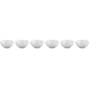 Le Creuset Set Of 6 Vancouver Pinch Bowls 2 Oz White Le Creuset Set Of 6 Vancouver Pinch Bowls 2 Oz White