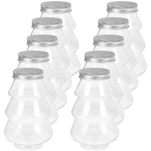 Unbranded 10 Pack Christmas Tree Shaped Empty Reusable Plastic Juice Bottles Unbranded 10 Pack Christmas Tree Shaped Empty Reusable Plastic Juice Bottles