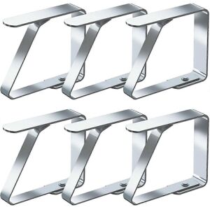Unbranded Tablecloth Clips, 6 Pack, Stainless Steel Tablecloth Clips, Tablecloth Holders ( Unbranded Tablecloth Clips, 6 Pack, Stainless Steel Tablecloth Clips, Tablecloth Holders (