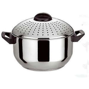Kikidex (As show, One size) Stainless Steel Noodle Pot Strainer Insert Stock Pot Pasta S Kikidex (As show, One size) Stainless Steel Noodle Pot Strainer Insert Stock Pot Pasta S