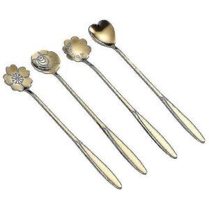 Unbranded Set of 8 reusable stainless steel tea spoons Unbranded Set of 8 reusable stainless steel tea spoons