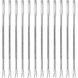 Unbranded Set of 12 stainless steel seafood forks Unbranded Set of 12 stainless steel seafood forks