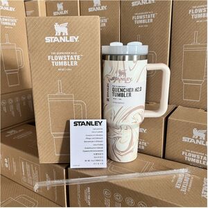 Unbranded (Quartz Texture) Vacuum Quencher Cup Flowstate Tumbler 40oz 12l Multicolour Box Unbranded (Quartz Texture) Vacuum Quencher Cup Flowstate Tumbler 40oz 12l Multicolour Box