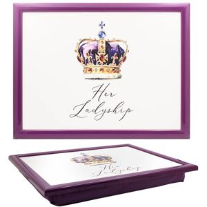 Lesser & Pavey Ltd Her Ladyship Laptray - Purple and White Bean Bag Lap Tray with Festive Design fo Lesser & Pavey Ltd Her Ladyship Laptray - Purple and White Bean Bag Lap Tray with Festive Design fo