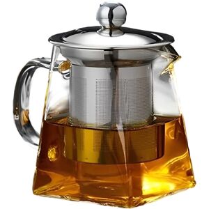 Unbranded Brewing Tea Set With Infuser, Glass Tea Kettle With Stainless Steel Strainer, He Unbranded Brewing Tea Set With Infuser, Glass Tea Kettle With Stainless Steel Strainer, He