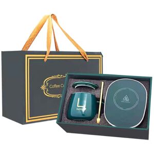 Unbranded USB Powered Coffee Mug Warmer With Auto Shut Off, Includes Ceramic Cup And Spoon Unbranded USB Powered Coffee Mug Warmer With Auto Shut Off, Includes Ceramic Cup And Spoon