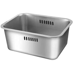 Unbranded Portable Washing-Up Bowl Large Stainless Steel Dishpan, Multipurpose Kitchen Sin Unbranded Portable Washing-Up Bowl Large Stainless Steel Dishpan, Multipurpose Kitchen Sin