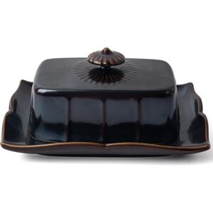 Unbranded (Black) Butter Dish with Lid for Countertop, Large Ceramics Butter Dish Containe Unbranded (Black) Butter Dish with Lid for Countertop, Large Ceramics Butter Dish Containe
