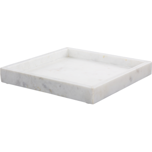 Beliani Decorative Tray KATERINI Stone White Marble Beliani Decorative Tray KATERINI Stone White Marble