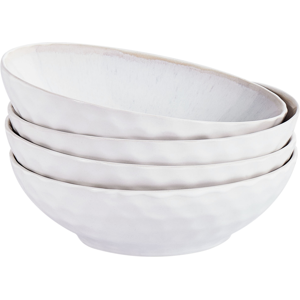 Beliani Deep Ceramic Plate Set - Elegant & Microwave Safe Beliani Deep Ceramic Plate Set - Elegant & Microwave Safe