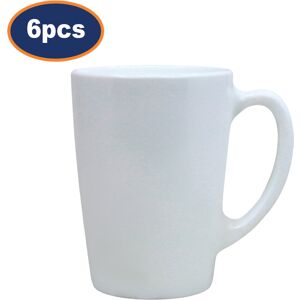 Luminarc Coffee Mug White Opal Glass 320ml Tea Cup Hot Drinks New Morning 6pcs Luminarc Coffee Mug White Opal Glass 320ml Tea Cup Hot Drinks New Morning 6pcs