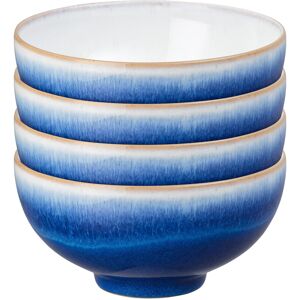 Denby - Blue Haze Rice Bowls Set of 4 - Dishwasher Microwave Safe Crockery - Cer Denby - Blue Haze Rice Bowls Set of 4 - Dishwasher Microwave Safe Crockery - Cer