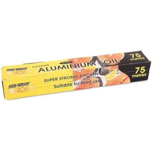 bar@drinkstuff Catering Foil 450mm x 75Meter Commercial Quality Aluminium Foil Food Wrap bar@drinkstuff Catering Foil 450mm x 75Meter Commercial Quality Aluminium Foil Food Wrap
