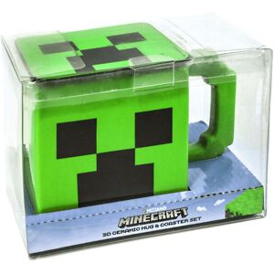 Minecraft Face Creeper Mug and Coaster Set Minecraft Face Creeper Mug and Coaster Set