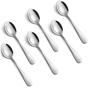 Unbranded 6 Pieces of Espresso Spoon, 4.7 Inch Stainless Steel Coffee Spoon Dessert Spoon Unbranded 6 Pieces of Espresso Spoon, 4.7 Inch Stainless Steel Coffee Spoon Dessert Spoon