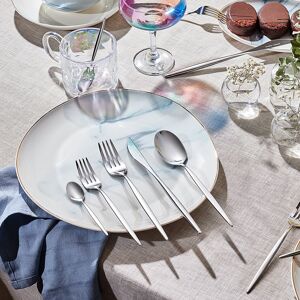 Karaca Lizbon 30-Piece Stainless Steel Cutlery Set for 6 People, Silver Karaca Lizbon 30-Piece Stainless Steel Cutlery Set for 6 People, Silver