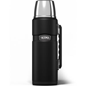 Thermos - Stainless King Matt Black Travel Flask (1.2L) Premium Leak P Thermos - Stainless King Matt Black Travel Flask (1.2L) Premium Leak P