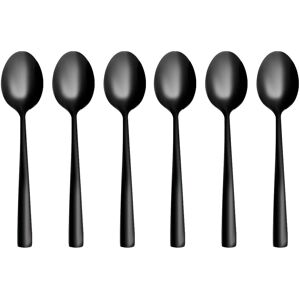Otto Koning Stainless Steel Teaspoons Plated with Black Titanium, Black Tea Spoons Otto Koning Stainless Steel Teaspoons Plated with Black Titanium, Black Tea Spoons